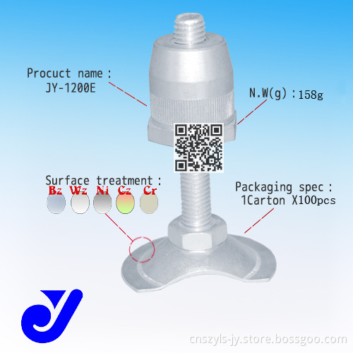 Metal Pipe Foot Pad with Rust Proofing (JY-1200E)